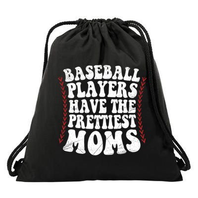 Baseball Players Have The Prettiest Moms Baseball Drawstring Bag