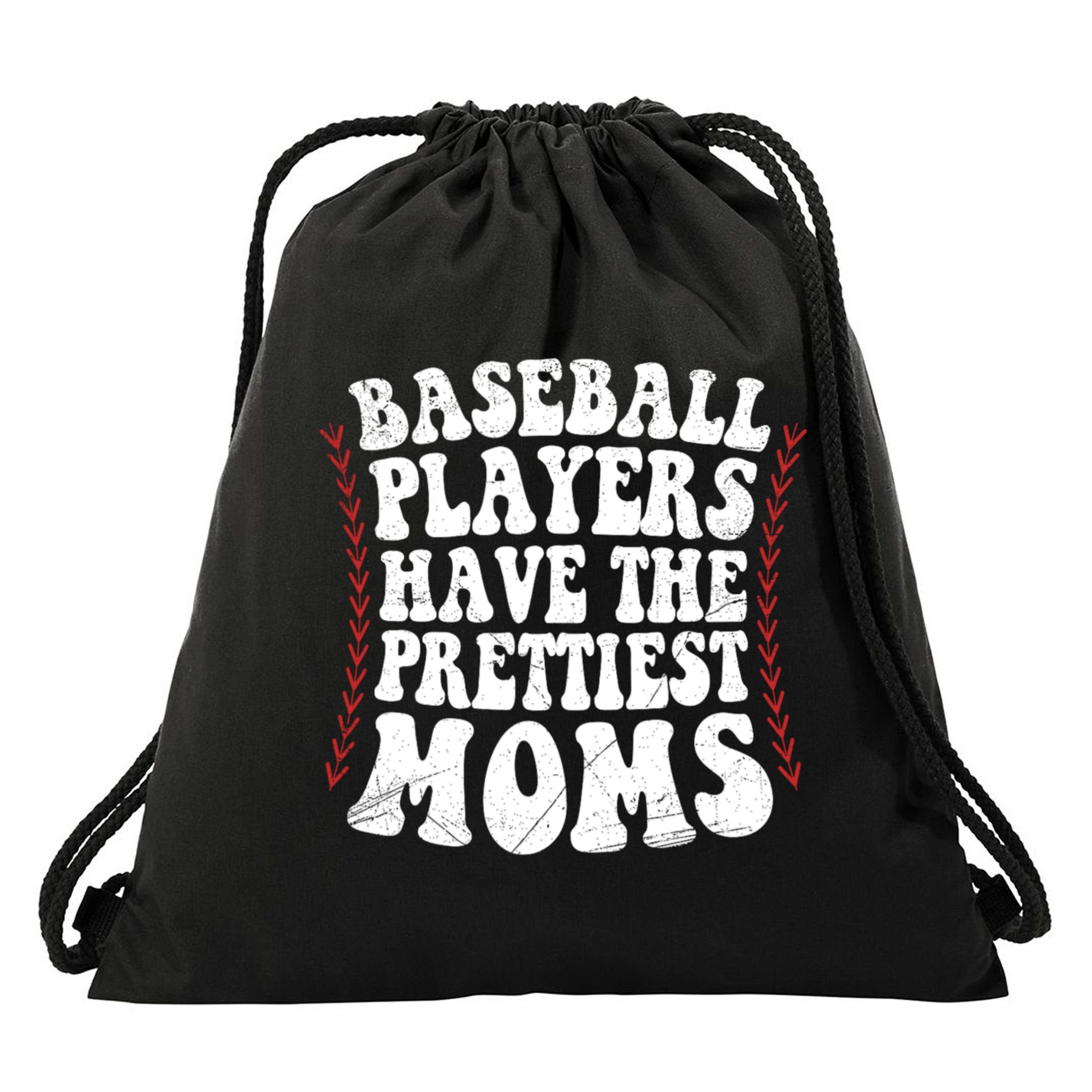 Baseball Players Have The Prettiest Moms Baseball Drawstring Bag