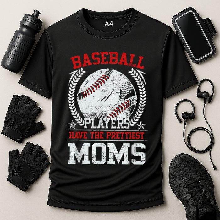 Baseball Players Have The Prettiest Moms Cooling Performance Crew T-Shirt