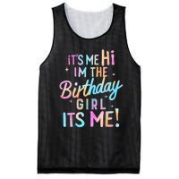 Birthday Party Hi Its Me Im The Birthday Girl Mesh Reversible Basketball Jersey Tank