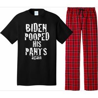 Biden Pooped His Pants Again Anti President Joe Statement Pajama Set