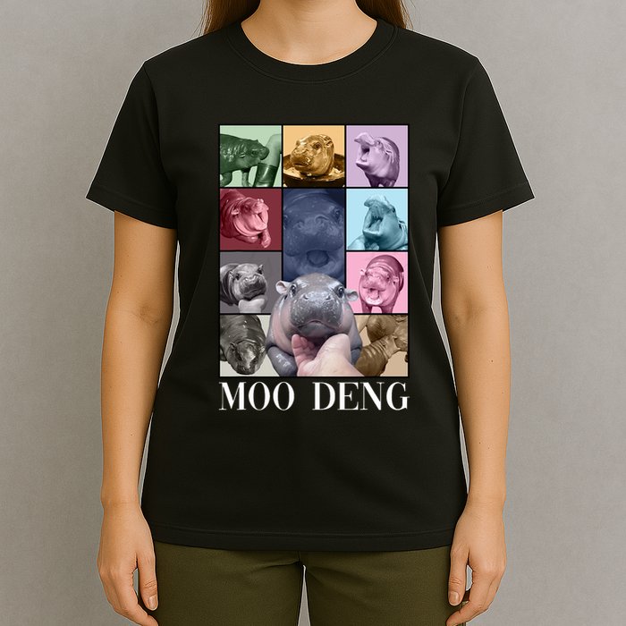 Baby Pygmy Hippo Moo Deng Era T-Shirt