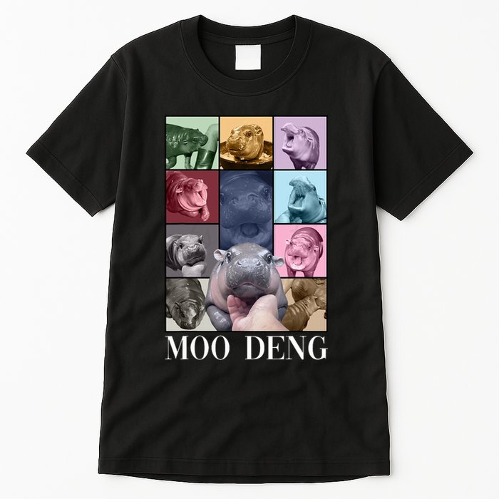 Baby Pygmy Hippo Moo Deng Era Tall T-Shirt