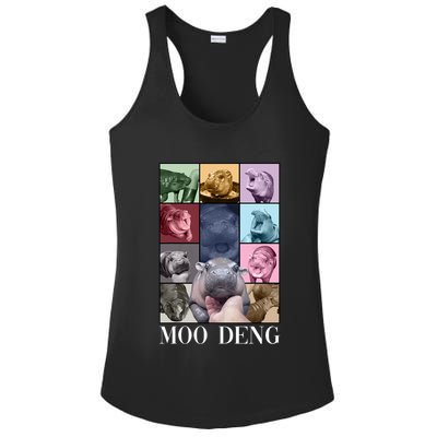 Baby Pygmy Hippo Moo Deng Era Ladies PosiCharge Competitor Racerback Tank