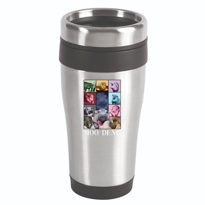 Baby Pygmy Hippo Moo Deng Era 16oz Travel Tumbler