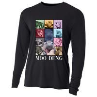 Baby Pygmy Hippo Moo Deng Era Cooling Performance Long Sleeve Crew