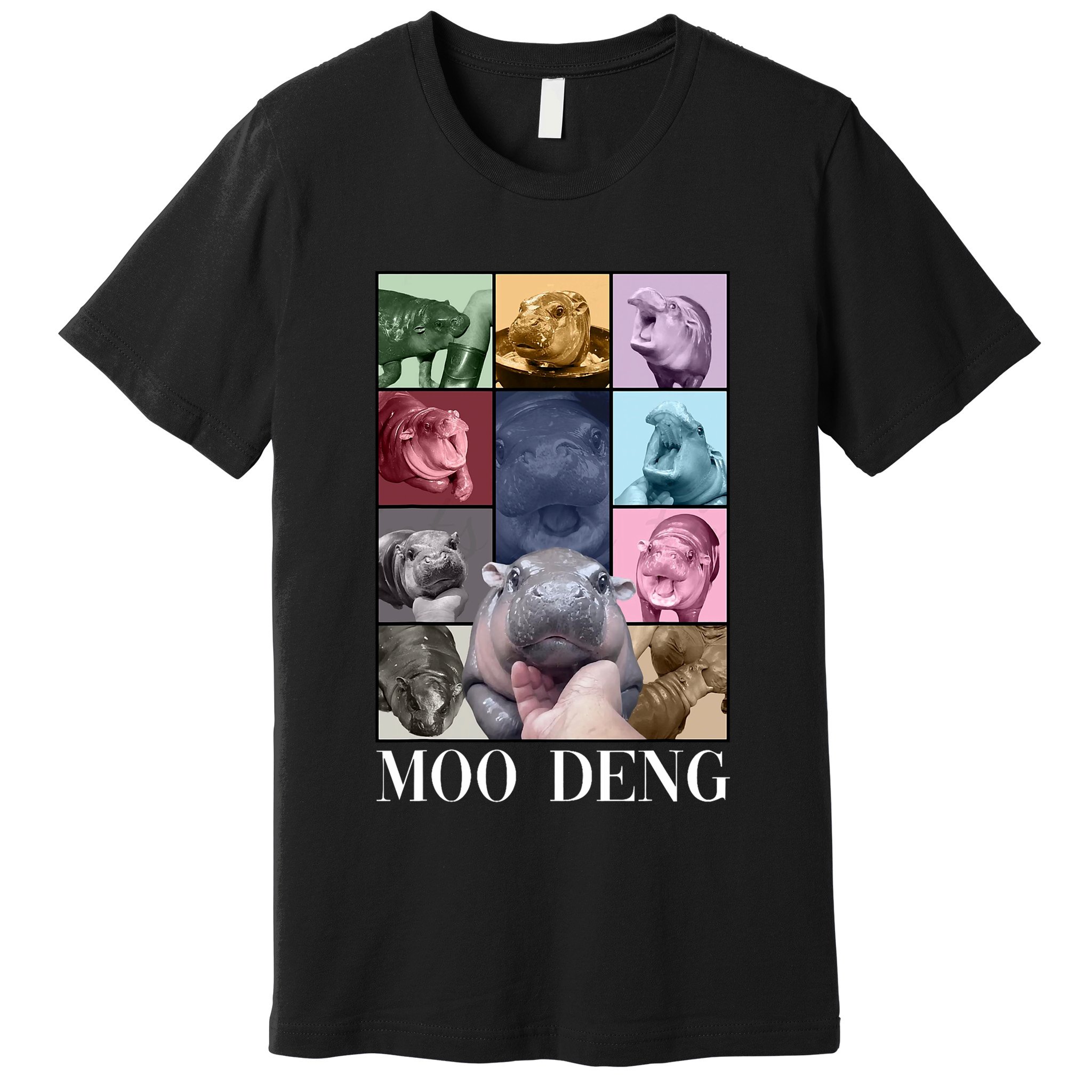 Baby Pygmy Hippo Moo Deng Era Premium T-Shirt