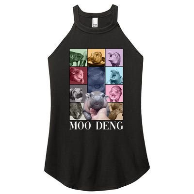 Baby Pygmy Hippo Moo Deng Era Women's Perfect Tri Rocker Tank