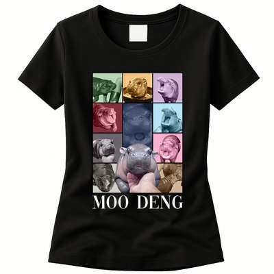 Baby Pygmy Hippo Moo Deng Era Womens T-Shirt
