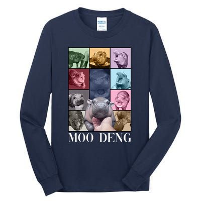 Baby Pygmy Hippo Moo Deng Era Tall Long Sleeve T-Shirt