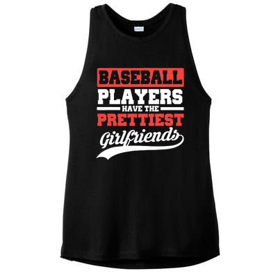 Baseball players have the prettiest girlfriends baseball Ladies PosiCharge Tri-Blend Wicking Tank