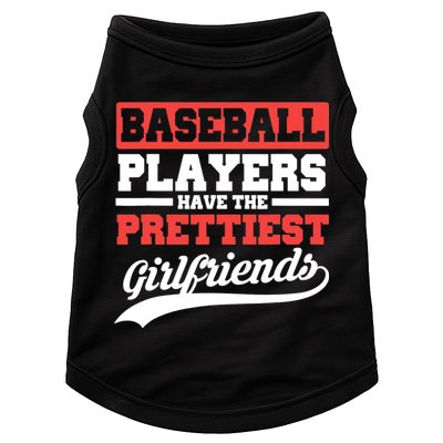 Baseball players have the prettiest girlfriends baseball Doggie Tank