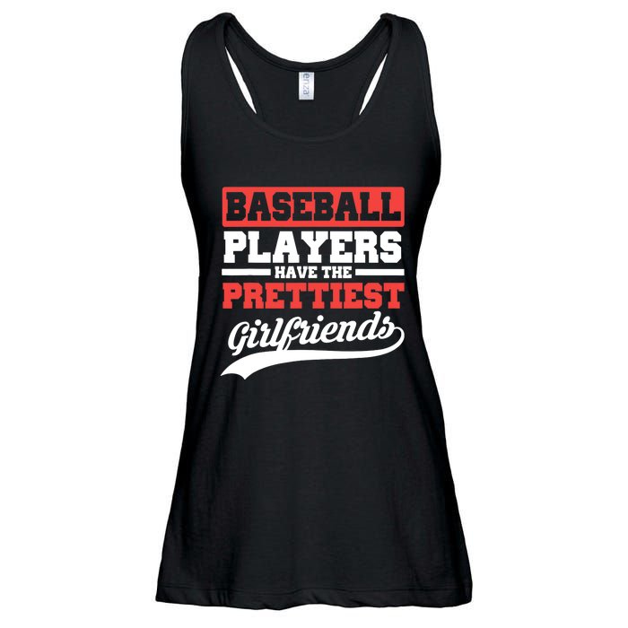 Baseball players have the prettiest girlfriends baseball Ladies Essential Flowy Tank