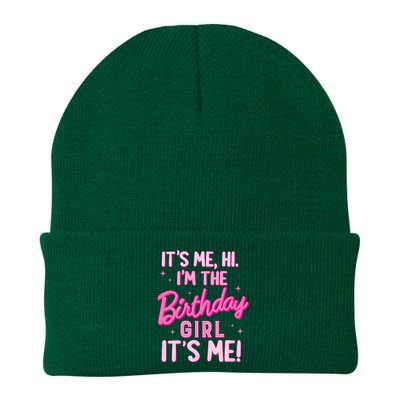 Birthday Party Hi Its Me IM The Birthday Girl Family Party Knit Cap Winter Beanie