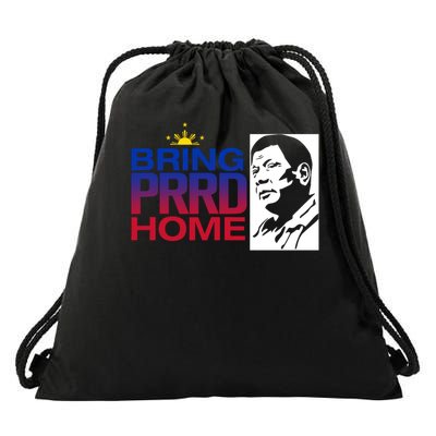 BRING PRRD HOME Drawstring Bag