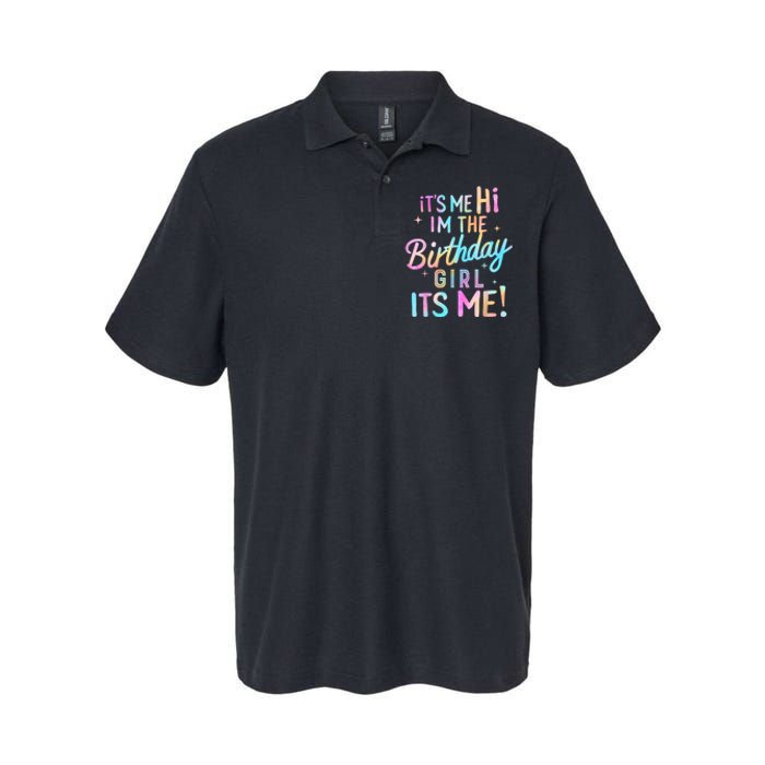 Birthday Party Hi Its Me Im The Birthday Softstyle Adult Sport Polo