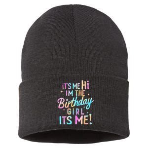 Birthday Party Hi Its Me Im The Birthday Sustainable Knit Beanie