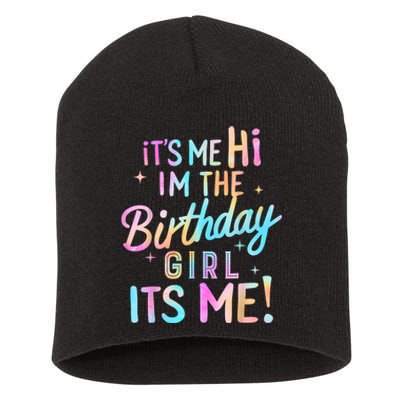 Birthday Party Hi Its Me Im The Birthday Short Acrylic Beanie