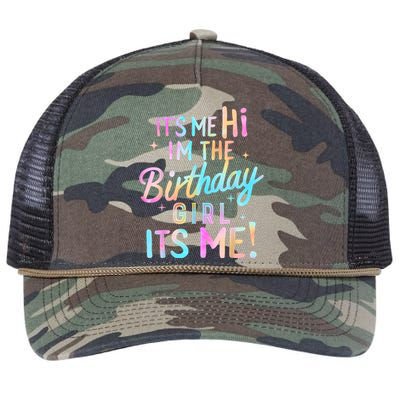 Birthday Party Hi Its Me Im The Birthday Retro Rope Trucker Hat Cap