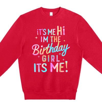 Birthday Party Hi Its Me Im The Birthday Premium Crewneck Sweatshirt