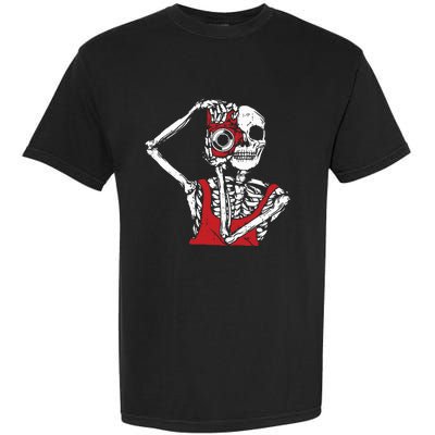 Bone Photographer Halloween Costume Skeleton Lover Garment-Dyed Heavyweight T-Shirt