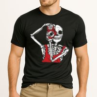 Bone Photographer Halloween Costume Skeleton Lover Cooling Performance Crew T-Shirt
