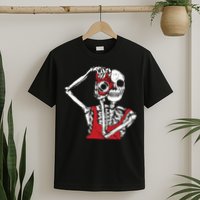 Bone Photographer Halloween Costume Skeleton Lover T-Shirt