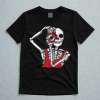 Bone Photographer Halloween Costume Skeleton Lover T-Shirt