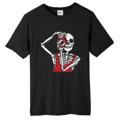 Bone Photographer Halloween Costume Skeleton Lover Tall Fusion ChromaSoft Performance T-Shirt