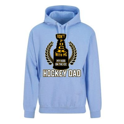 Best Pucking Hockey Dad And Cool Hockey Dad Gift Unisex Surf Hoodie