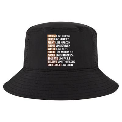 Black Power History Month African American Pride Gift Cool Comfort Performance Bucket Hat