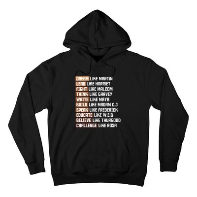 Black Power History Month African American Pride Gift Hoodie