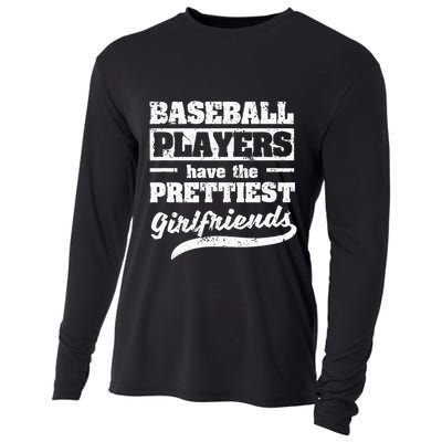 Baseball Players Have The Prettiest Girlfriends Sport Phrase Cooling Performance Long Sleeve Crew
