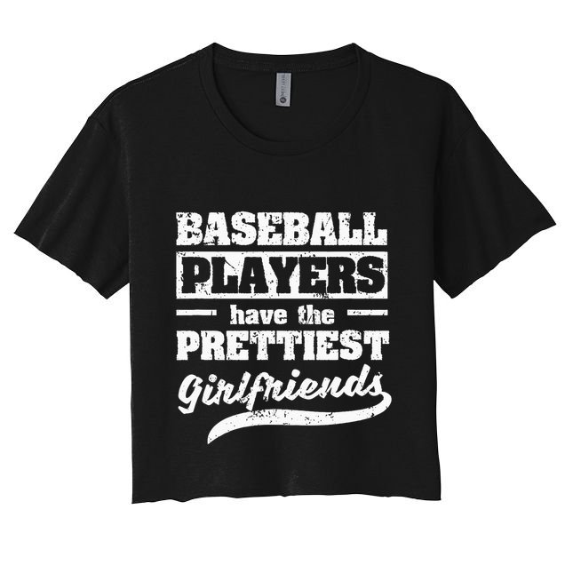 Baseball Players Have The Prettiest Girlfriends Sport Phrase Crop Top
