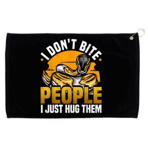 Ball Python Herpetologist Pun For A Banana Snake Lover Grommeted Golf Towel