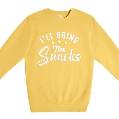 Bachelor Party Humor | ILl Bring The Snacks Premium Crewneck Sweatshirt