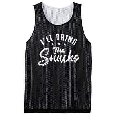 Bachelor Party Humor | ILl Bring The Snacks Mesh Reversible Basketball Jersey Tank