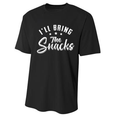 Bachelor Party Humor | ILl Bring The Snacks Performance Sprint T-Shirt