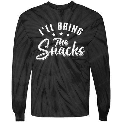 Bachelor Party Humor | ILl Bring The Snacks Tie-Dye Long Sleeve Shirt