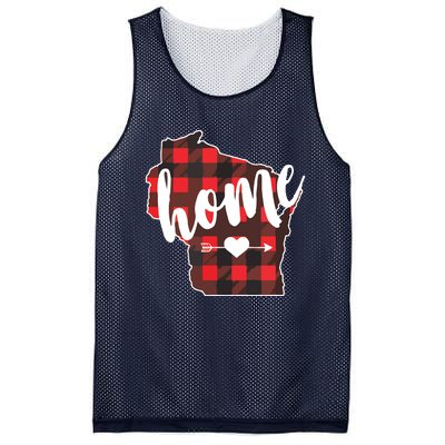 Buffalo Plaid Heart Minnesota Home State Lumberjack VNeck Mesh Reversible Basketball Jersey Tank