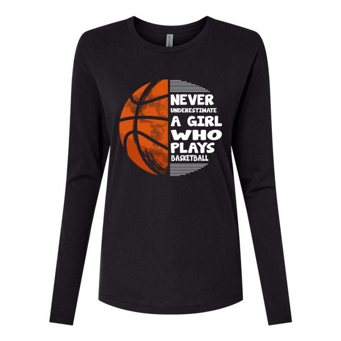 Basketball Player - Hoops Streetball Baller Basketball Girls Womens Cotton Relaxed Long Sleeve T-Shirt