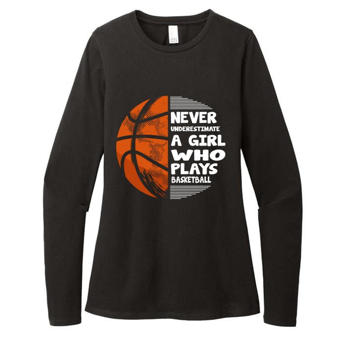 Basketball Player - Hoops Streetball Baller Basketball Girls Womens CVC Long Sleeve Shirt