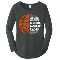 Basketball Player - Hoops Streetball Baller Basketball Girls Women's Perfect Tri Tunic Long Sleeve Shirt