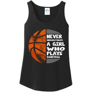 Basketball Player - Hoops Streetball Baller Basketball Girls Ladies Essential Tank