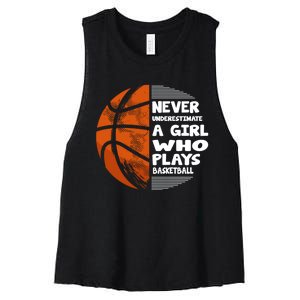 Basketball Player - Hoops Streetball Baller Basketball Girls Women's Racerback Cropped Tank