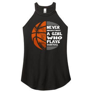 Basketball Player - Hoops Streetball Baller Basketball Girls Women's Perfect Tri Rocker Tank