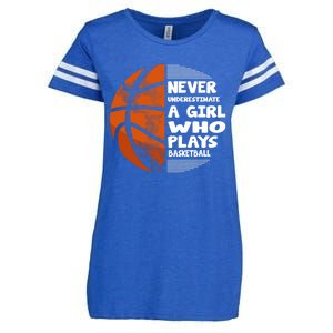 Basketball Player - Hoops Streetball Baller Basketball Girls Enza Ladies Jersey Football T-Shirt