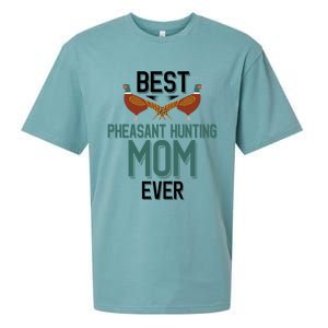 Best Pheasant Hunting Mom Ever Pheasant Hunter Mom Gift Sueded Cloud Jersey T-Shirt