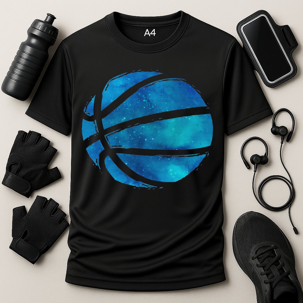 Basketball Player Hoops Streetball Baller Basketball Cooling Performance Crew T-Shirt