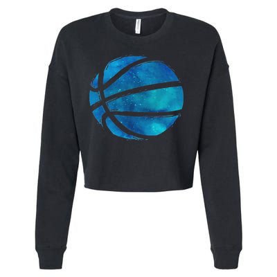 Basketball Player Hoops Streetball Baller Basketball Cropped Pullover Crew